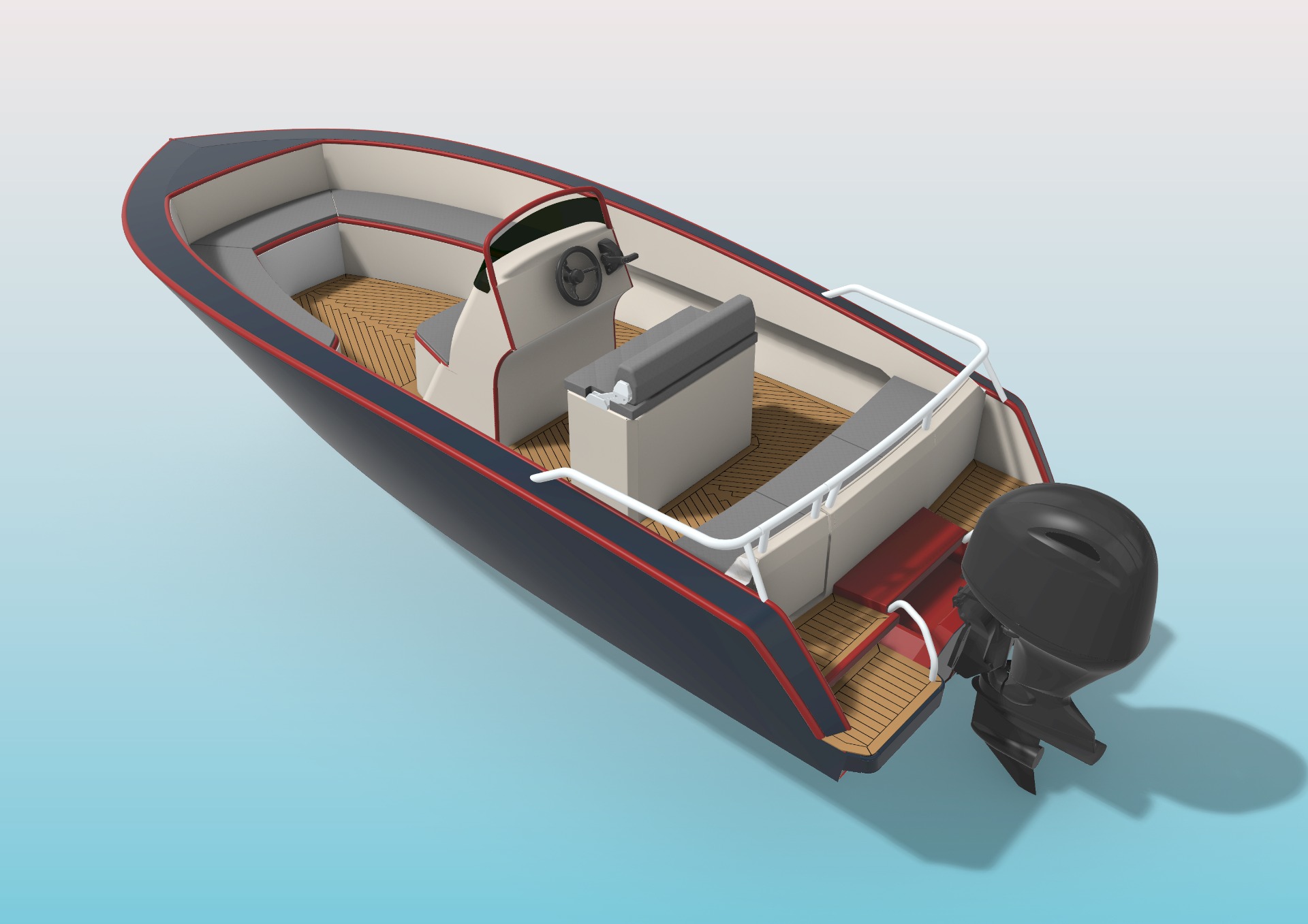 Aluminium boat Nava